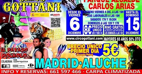 Una tigresa ataca al domador del circo instalado en el Parque Aluche GUÍA DE ALUCHE LATINA