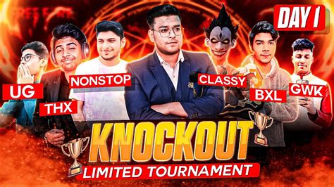 Day 1😎 Stage 1 Knockout😣4v4 Tournament😍 Ft Classy Smooth Gwk Ug