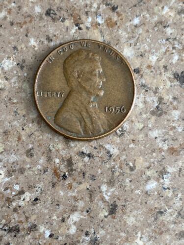 Lincoln Wheat Penny No Mint Mark One Cent Coin Rim Error E