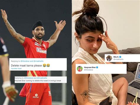 Harpreet Brar Mia Khalifa Viral Tweet On His Way To Delete Tweet