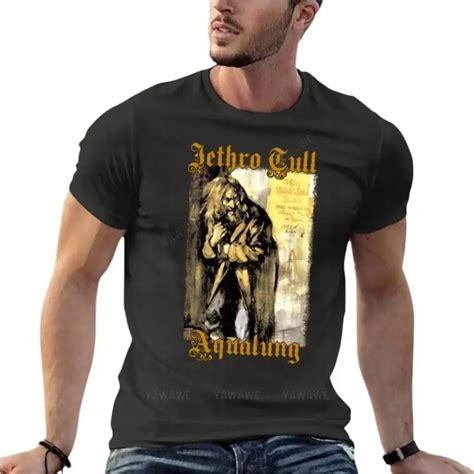 Jethro Tull Aqualung 1971 Death Metal Band Oversized T Shirts For Men S Clothes Short Sleeve