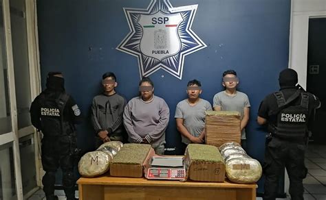 Aseguran 50 Kilos De Marihuana En Ciudad De Puebla