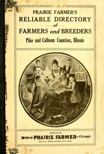 Prairie Farmers Directory Of Pike And Calhoun Counties Illinois