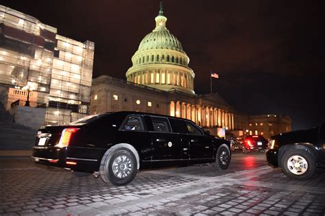 Trump Limo The Beast Cadillac Presidential The Fast Lane Truck