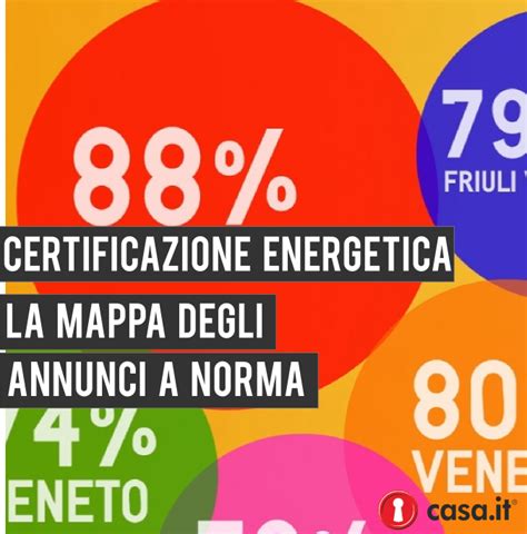 Certificazione energetica le 5 regioni più virtuose Il blog di Casa it