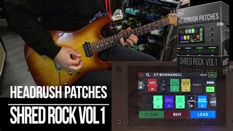 Headrush Pedalboard Gigboard MX5 Patches Shred Rock Vol1