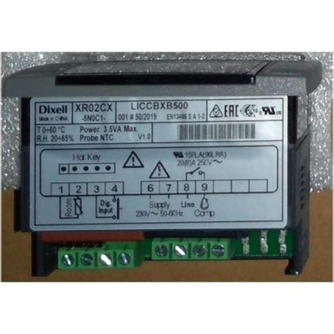 Dixell Temperature Controller Model No Xr02cx 5n0c1