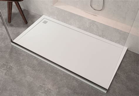 Plato De Ducha Solid Surface Corian DuPont Centauro Hidronatur Blanco A