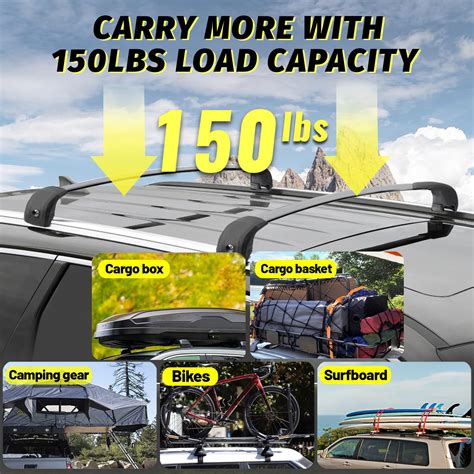 Snapklik Car Roof Rack Cross Bars Compatible