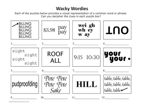 Wacky Wordies Answers 5