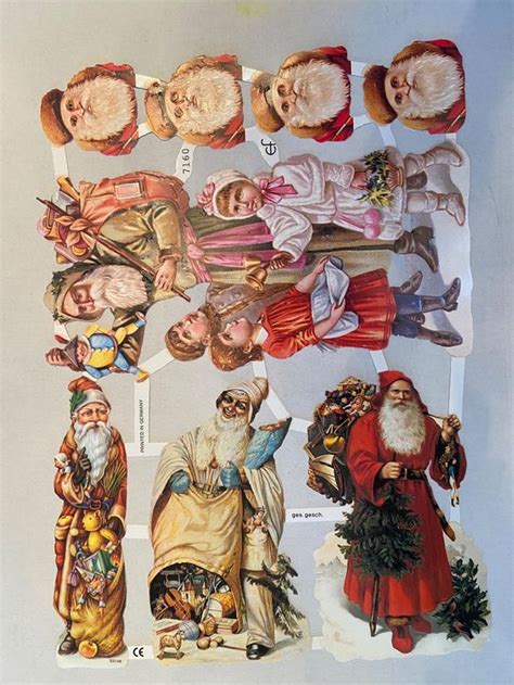 Oblaten Nostalgie Weihnachten Glanzbilder Nikolaus Kaufen Auf Ricardo