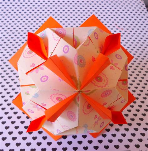 Criativa Rte Tutorial Kusudama Nova Origami Box Origami Colares