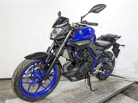 Купить б у Yamaha MT 03 инжектор 6 передач в Москве синий naked bike 2019 года на Авто ру ID