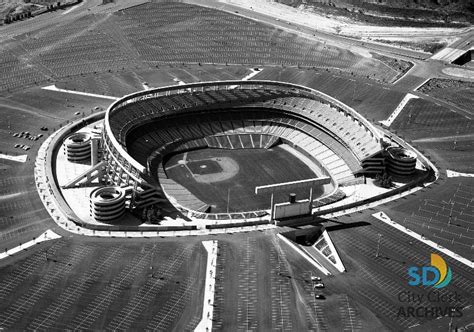 1969 Aerial View of San Diego Stadium, Mission Valley | City of San ...