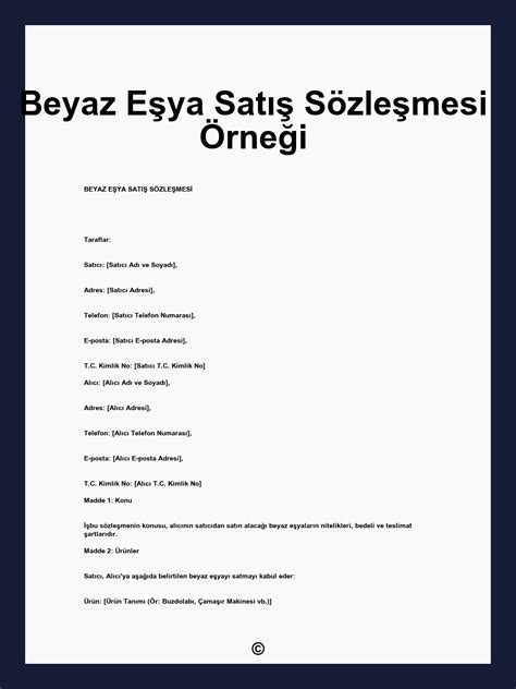 Araç Satış Sözleşmesi 14