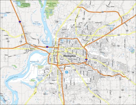 Memphis Zip Code Map - GIS Geography