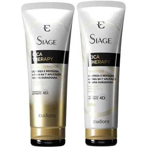 Eudora Siage Cica Therapy Shampoo Ml Condicionador Ml Effs