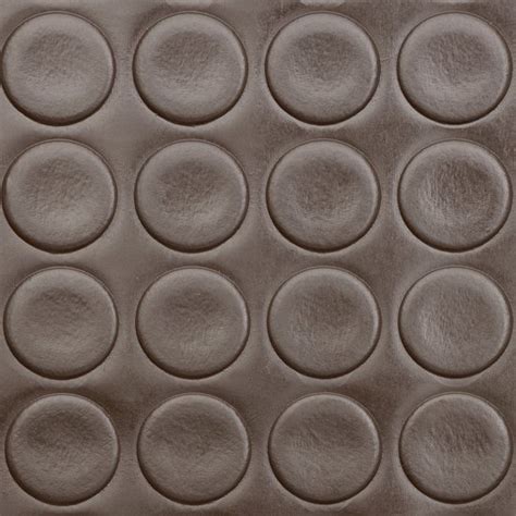 Etm Rubber Loper Rubbermat Big Button 2 Mm Bruin 120 X 450 Cm