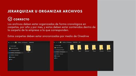 Cómo organizar mejor los archivos carpetas y documentos de tu