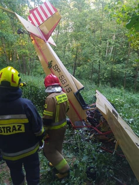 Ultralekki samolot gruchnął o ziemię Zginął 66 letni pilot Poznaliśmy