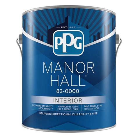 Ppg Manor Hall Interior Eggshell White Pastel Base So Your One