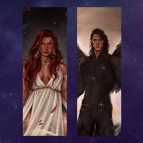 A Double Sided Bookmark Featuring The Crescent City Artwork By