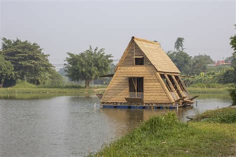 Gallery Of Floating Bamboo House Handp Architects 1