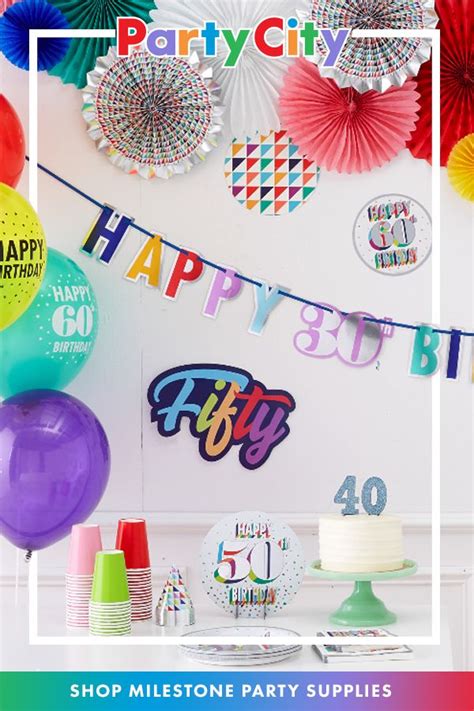 With You For Every Milestone Shop Party City For Birthday Party