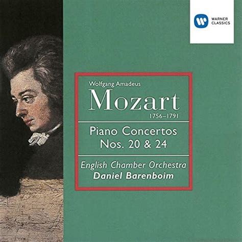 Play Mozart Piano Concertos Nos 20 24 By Daniel Barenboim English