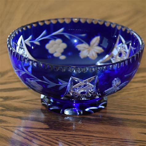 Bohemia Lead Crystal Bowl Etsy