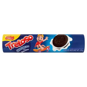 Primo Supermercado Biscoito Recheado Treloso Chocoresco Flocos G