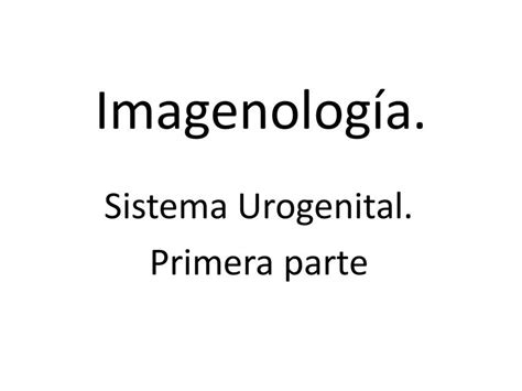 Sistema Urogenital José Fabricio Montaño Céspedes Udocz