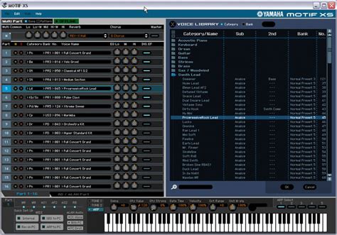 Yamaha MOTIF XS Editor VST v1.2.1, adds MOTIF XS6/ MOTIF XS7/ MOTIF XS8 ...