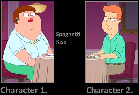 Female Peter Spaghetti Kiss Male Lois By Tito Mosquito On Deviantart