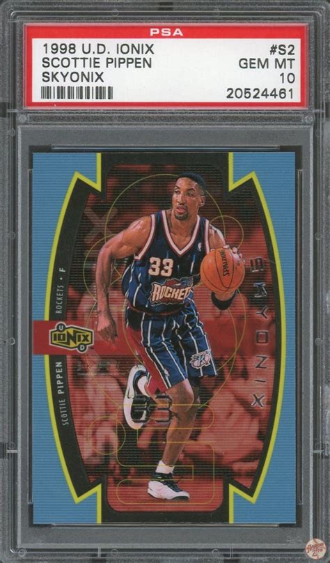 Upper Deck Ionix Skyonix Scottie Pippen S Psa Pop