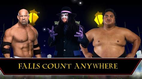 Full Match Goldberg Vs Undertaker Vs Yokozuna Falls Count Anywhere