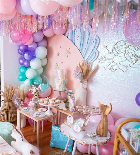 Kara S Party Ideas Magical Mermaids Unicorns Party Kara S Party Ideas