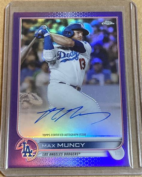 Yahoo オークション 250枚 限定 2022 Topps Chrome MAX MUNCY マッ