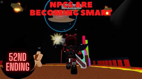 52nd Ending Npcs Are Becoming Smart Roblox Youtube