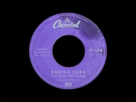 1957 Louis Prima Buona Sera YouTube