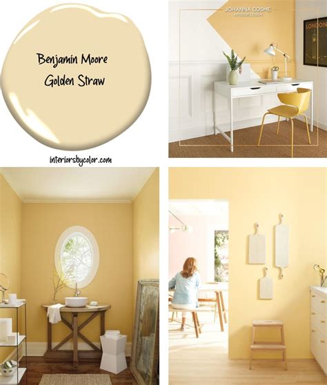 Benjamin Moore Golden Straw Interiors By Color