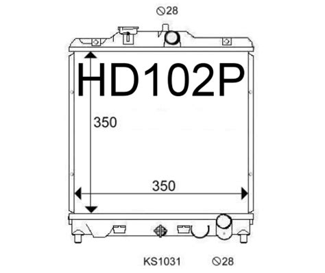 Honda Civic EG EH EK Radiator Honda Civic Hybrid CRX Muirs