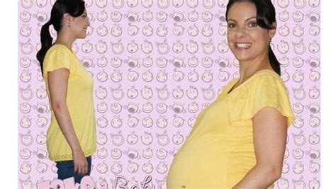 9 Months Pregnant With Triplets