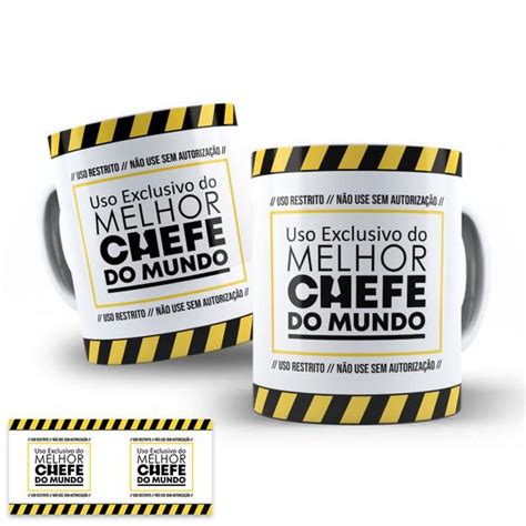 Arte Caneca Para Chefe - Arte Digital para Caneca Uso Exclusivo Melhor Chefe do Mundo ...