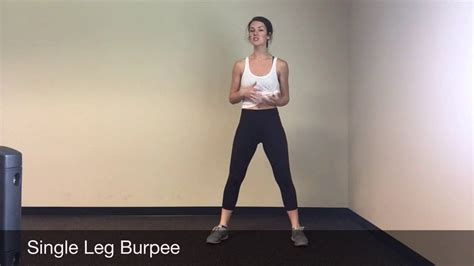 Single Leg Burpee Youtube