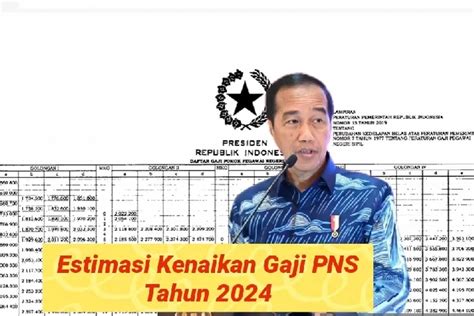 Presiden Jokowi Telah Resmi Mengumumkan Kenaikan Gaji Pns Semua