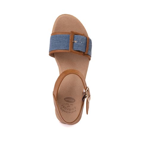 Womens Dr Scholl S Felicity Too Sandal Brown Denim Journeys