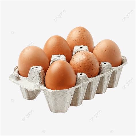 Egg Carton Isolated On Transparent Background Egg Food Box Png