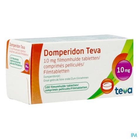 Domperidon Mg Teva Filmomh Tabl X Mg Apotheek Vanderhaegen