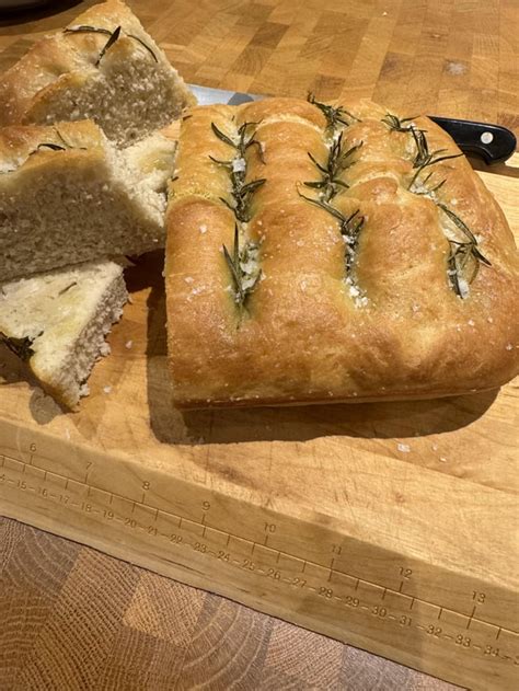 Homemade Sea Salt And Rosemary Focaccia Rfood